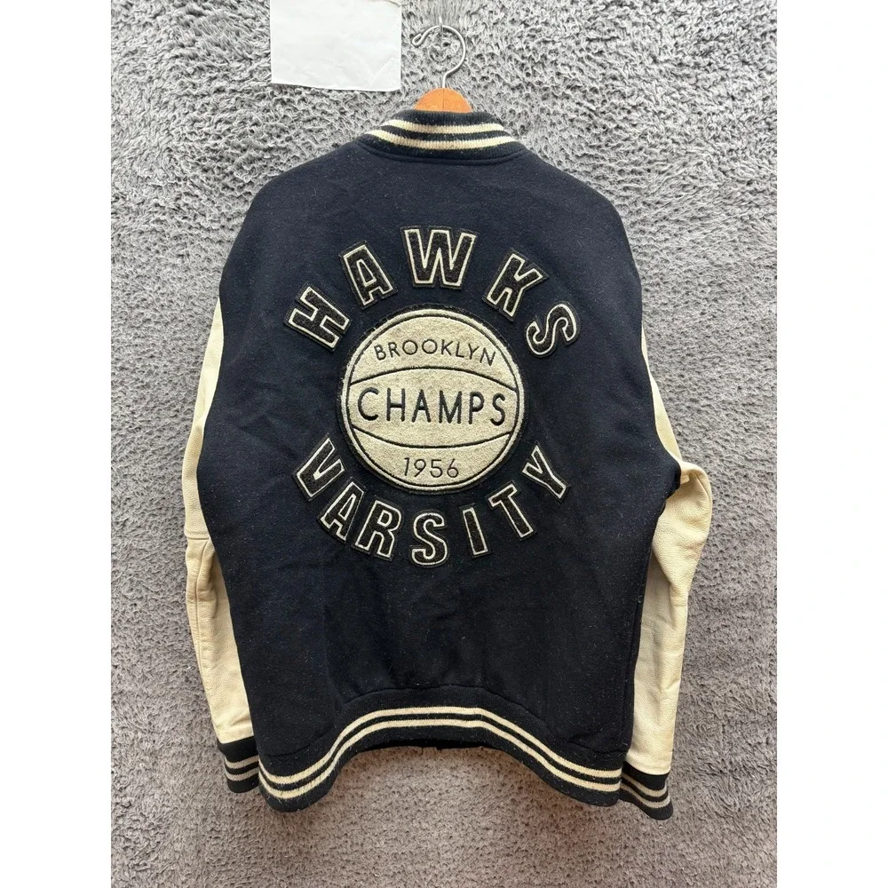Vintage True Religion Richie Letterman Basketball Varsity Jacket Mens Size XXXL